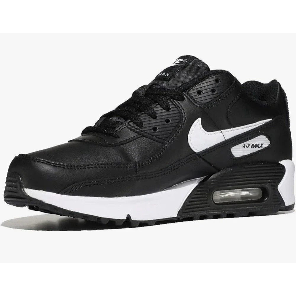 Nike Air Max 90 LTR Black/White Sneakers CD6864-010 Size 6Y Unisex